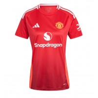 Camisa de time de futebol Manchester United Alejandro Garnacho #17 Replicas 1º Equipamento Feminina 2024-25 Manga Curta